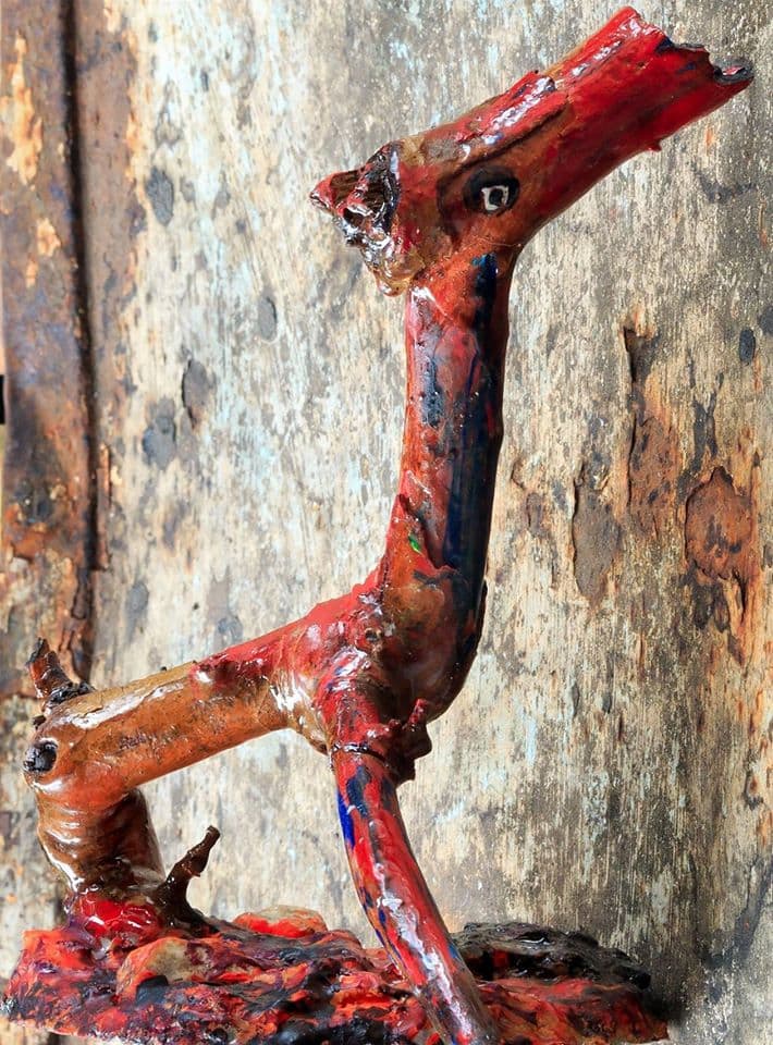 root sculpture A Misguided Giraffe